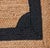 Textile Handwoven Natural Jute Doormat Rug With Bold Black Frame Design For Sale - Image 7 of 12