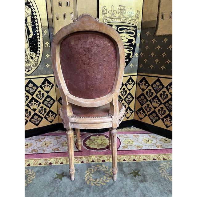 Louis XVI Chairs, Set of 6 For Sale - Image 9 of 11