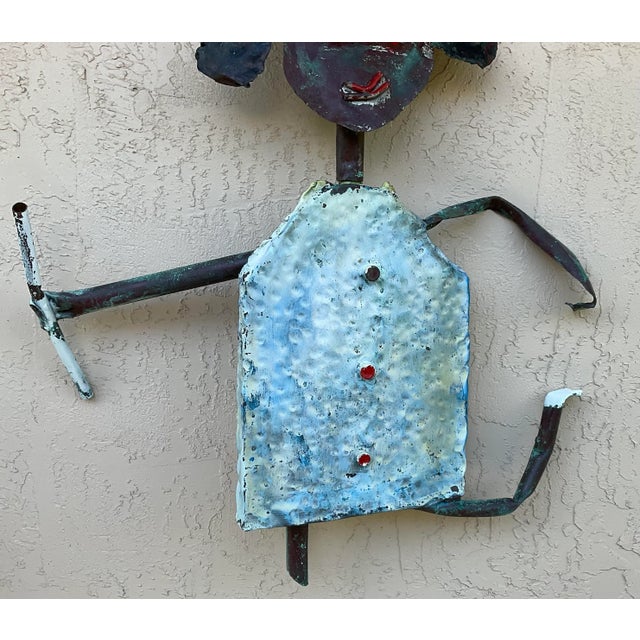 Funky Copper Sculpture by Peter Otfinoski For Sale - Image 4 of 12