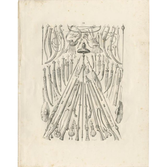 Antique Oriental Arms and Daggers Study from Maximilian in Bavaria, 1846 This exceptionally rich and visually striking...