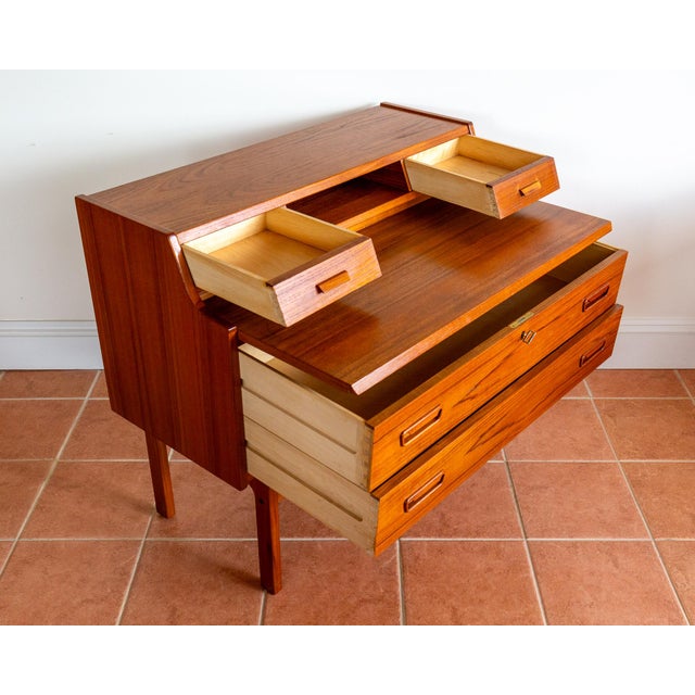 Mid-Century Danish Bureau Desk by Arne Wahl Iversen, 1960s For Sale - Image 16 of 18