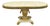 Late 20th Century Italian Regency Cream & Gold Gilt Lacquered Urn Pedestal Dining Table - 3 Leaves For Sale