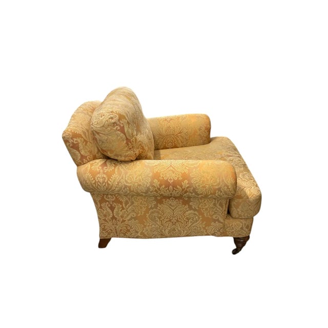 Wesley Hall Lounge Chair on Casters For Sale In Indianapolis - Image 6 of 12