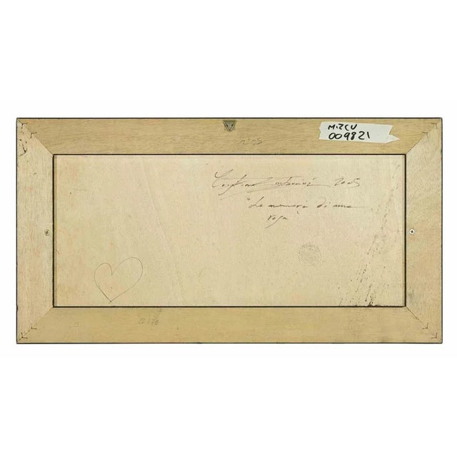 Contemporary Cristiano Guitarrini, Memory of a Rose, Oil on Panel, 2005 For Sale - Image 3 of 4