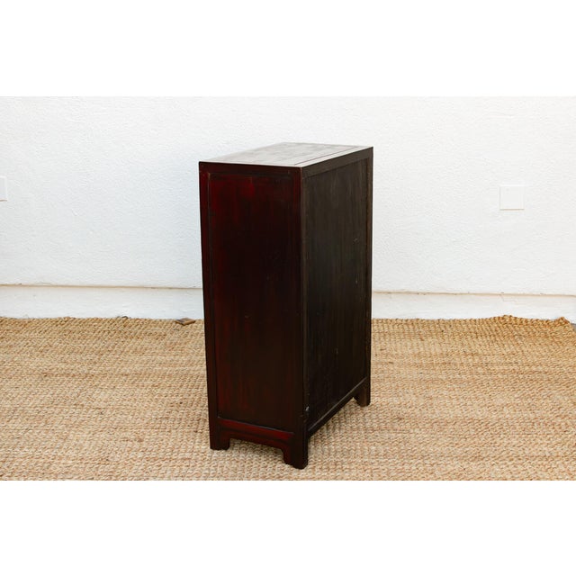Vintage Red Painted Apothecary Chest For Sale - Image 12 of 13