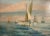 Old master painting, oil on panel, Marina, U. Montini, 20th century An elegant painting depicting a marine scene with...