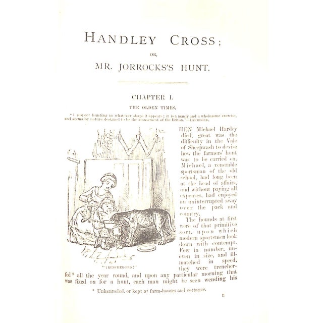 Traditional "Handley Cross; Or, Mr. Jorrocks's Hunt" 1926 Surtees, Robert S. For Sale - Image 3 of 8