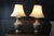 Mid 20th Century Mid Century Modern Chinese Pewter Brass Overlay Vase Urn Buffet Lamps Chinoiserie - a Pair For Sale - Image 4 of 14