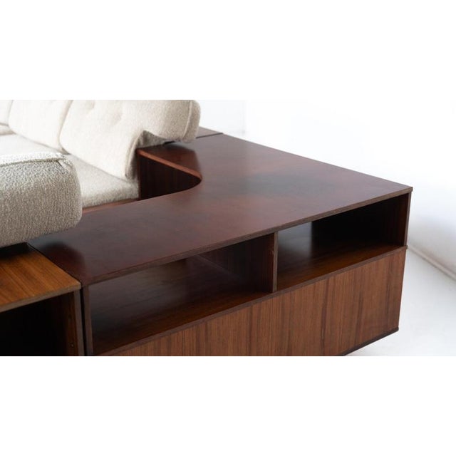 Large Corner Sofa with Built-in Cabinets, 1960 For Sale - Image 11 of 15