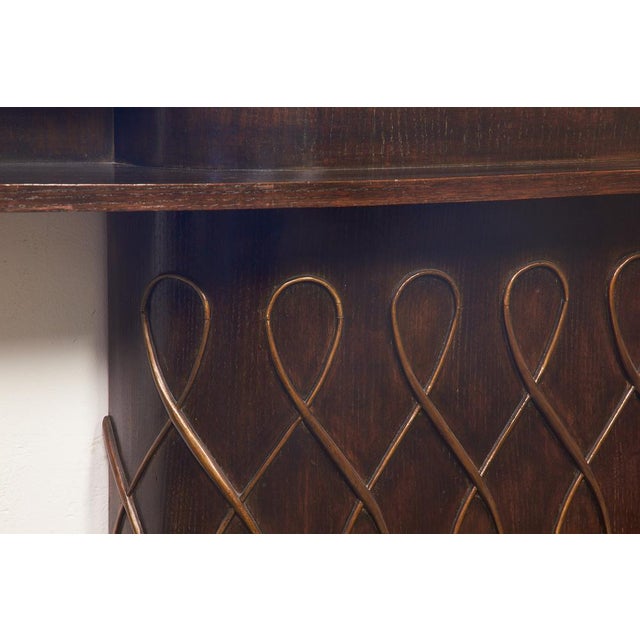 Console with Mirror by Osvaldo Borsani, 19940s For Sale - Image 16 of 18