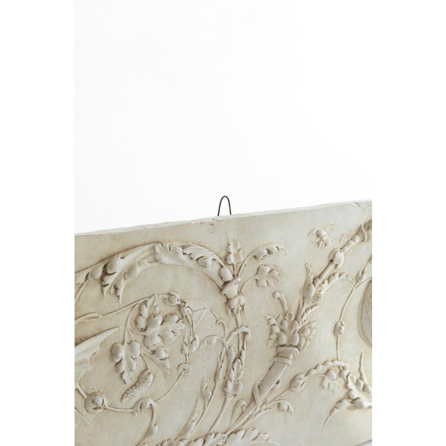 19th C Italian Plaster Relief, Birds & Dragons For Sale - Image 4 of 9