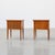 Mid-Century Bedside Tables with Brass Handles, France, 1950s, Set of 2 For Sale - Image 13 of 13