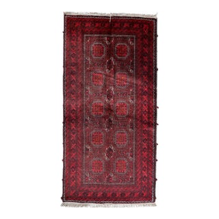 1950s, Vintage Afghan Baluch Runner Rug 3.5' X 6.11' For Sale