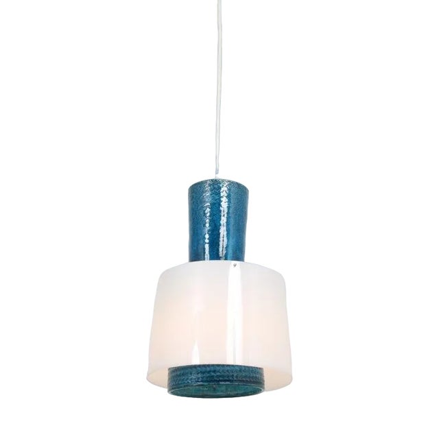 Ceramics Hanging Lamp by Aldo Londi for Bitossi, Italy, 1960s For Sale