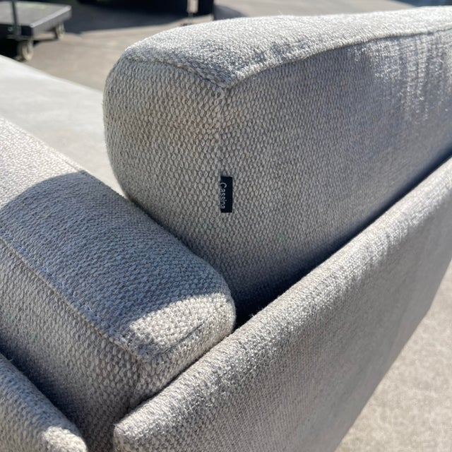 Piero Lissoni for Cassina 8 Chaise Lounge Chair Sofa Aluminum Base For Sale In West Palm - Image 6 of 12