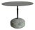 21st Century Poland Deep Charcoal Grey Round Stone-Base Side Table For Sale