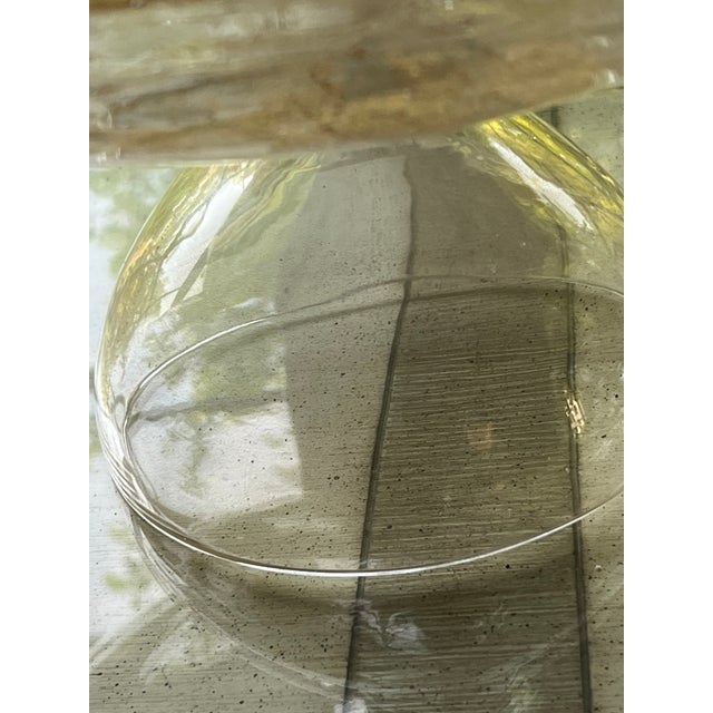 Large Murano Glass Bird Bath W/ Multicolored Birds Chairish