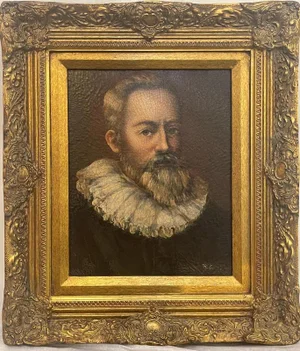Renzo Tosti, Portrait of Nobelman, 1990s, Oil on Canvas, Framed