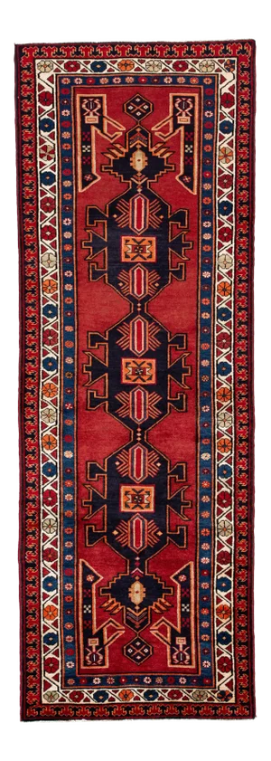 Mid-20th Century Vintage North West Persian Rug, 3'7" X 10'4"