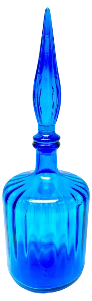 Vintage Italian Empoli Murano Cased Decanter, 1955