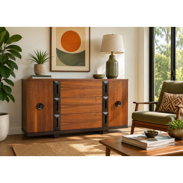 1960s Complete Restoration American of Martinsville Credenza/Buffet For Sale In Dallas - Image 6 of 9