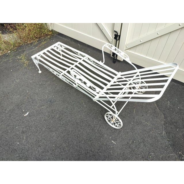 Mid 20th Century Reclining Sunbather Lounge Chair For Sale In New York - Image 6 of 11