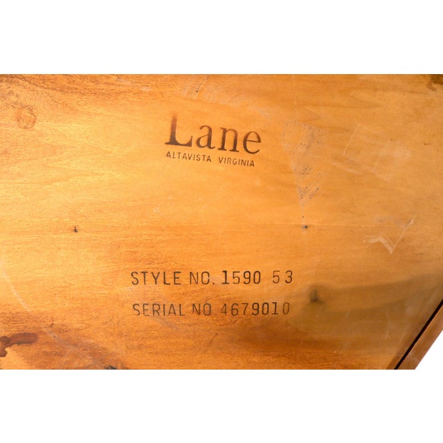 Wood Late 20th Century Pair of Hexagon Walnut End Side Tables w/ One Door Cabinets Storage Compartment For Sale - Image 7 of 17