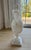 Early 20th Century Monumental Hand-Carved Italian Neoclassical Alabaster Lidded Vessel, 29.5”, 2nd Quarter 20th Century For Sale - Image 5 of 12