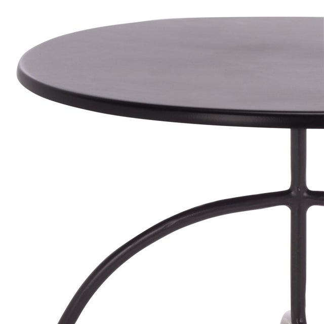 Spritely Home Saburo Ronin Accent Table in Black, 18" For Sale - Image 4 of 8