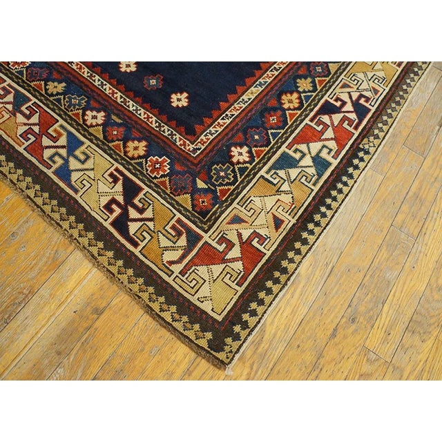 19th Century Caucasian Talish Runner Carpet ( 3'4" x 10"10" - 102 x 330 ) For Sale - Image 4 of 12