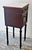French Antique French 1920s Marble Top Nightstand Mahogany Bedside Cabinet For Sale - Image 3 of 18