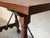 19th Spanish Side Table With Cared Turned Legs and Iron Stretcher For Sale - Image 9 of 11
