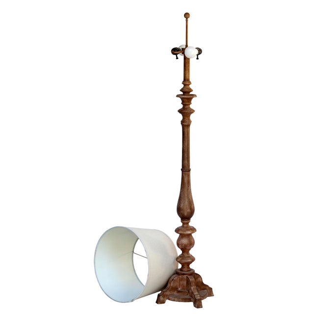 Vintage Spindled Floor Lamp For Sale In Los Angeles - Image 6 of 10