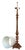Vintage Spindled Floor Lamp For Sale In Los Angeles - Image 6 of 10