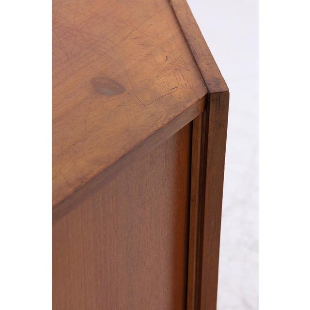 Wood Mid-Century Corner Cabinet, 1960s For Sale - Image 7 of 14