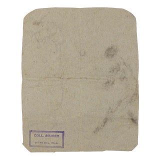 Luigi Galli, Anatomical Studies, Late 19th Century, Pencil on Paper For Sale