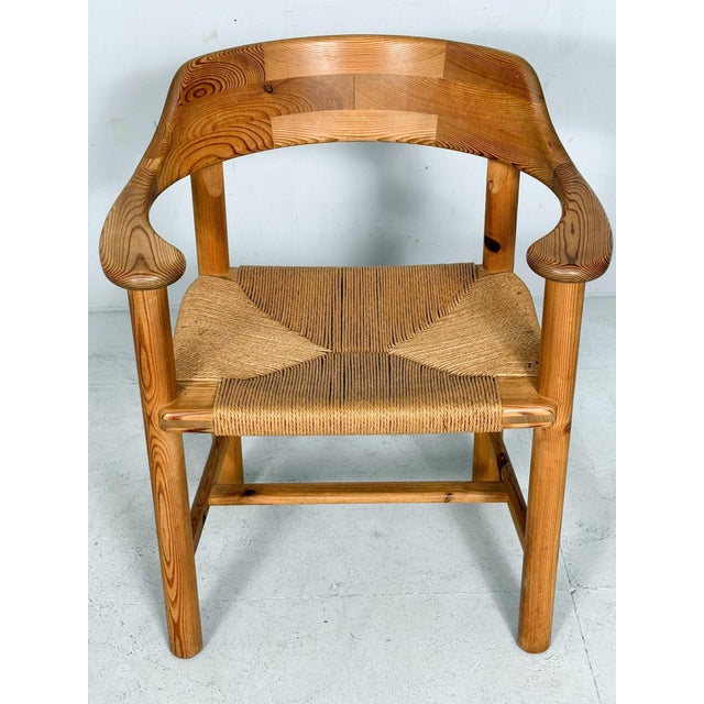 Dining Chairs in Pine and Paper Cord by Rainer Daumiller and Poultries Pedersen for Grammrode, 1970s, Denmark, Set of 4 For Sale - Image 9 of 17