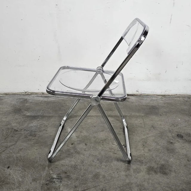 1980s Model Plia Folding Chair by Giancarlo Piretti for Castelli / Anonima Castelli, 1970s For Sale - Image 5 of 13