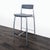 This stool was designed by Sergio Mian for Altek Italia Design. The frame is tapered steel in a brushed nickel finish....