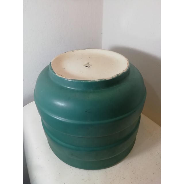 Large Futurist Vase by Giovanni Gariboldi for Richard Ginori San Cristoforo, Italy, 1930s For Sale - Image 10 of 14