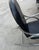 1970s Chrome and Black Leather Vintage Modern Style Rocking Chair For Sale - Image 5 of 5