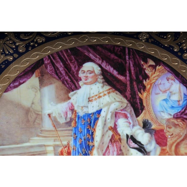 Royal Salon Table in Porcelain & Sevres Style Bronze For Sale - Image 9 of 18