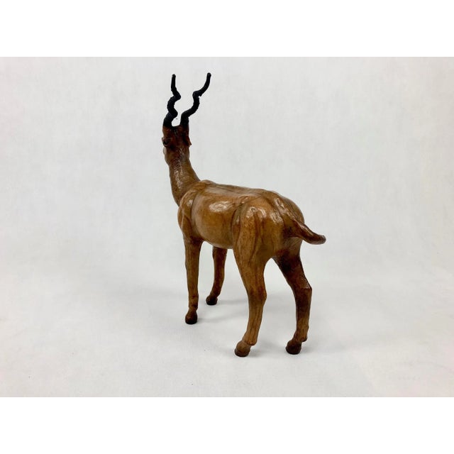 Animal Skin Vintage Leather Antelope Figure, 1960s For Sale - Image 7 of 10