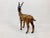 Animal Skin Vintage Leather Antelope Figure, 1960s For Sale - Image 7 of 10