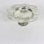 Width: 6 inches Height: 2.75 inches Vintage art deco style silver plated pedestal dish with pierced and scalloped edges....