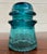 Vintage Hemingray 16 Aqua Teal Glass Insulator For Sale In Kansas City - Image 6 of 8