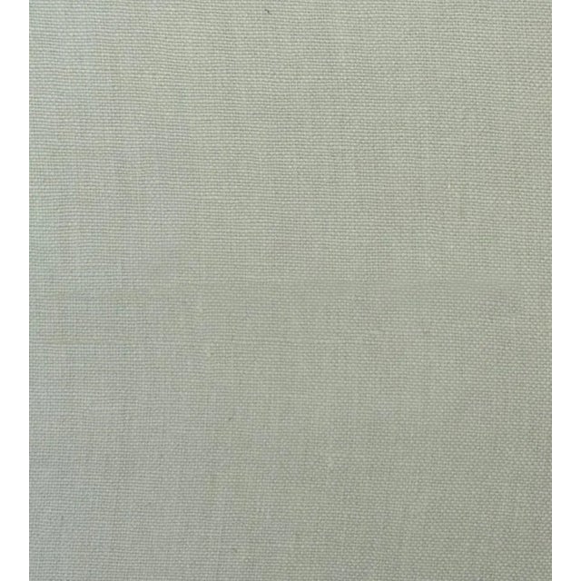 The House of Scalamandré Toscana Linen Fabric, Pearl Grey For Sale