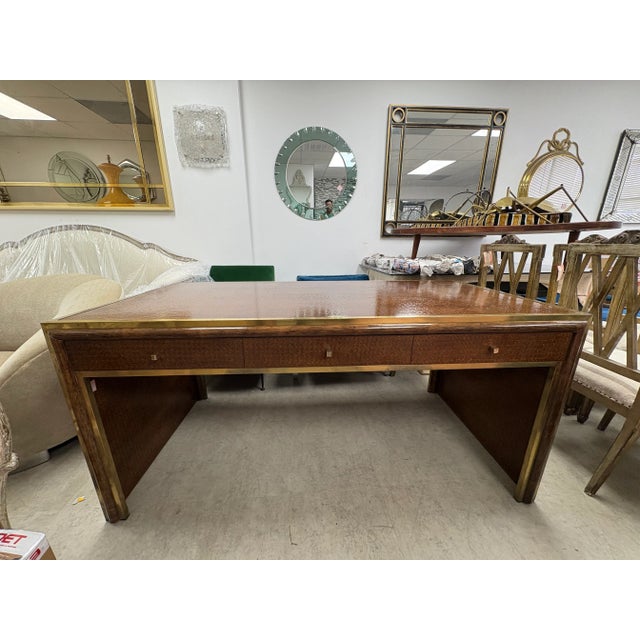 Mid-Century Modern Italian Modern Desk Designed by Sandro Petti For Sale - Image 3 of 18