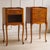 Louis XIV Asymmetrical Bedside Tables in Cherrywood, Set of 2 For Sale - Image 14 of 17