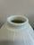 Mid-Century Modern Vintage White Milk Glass Ribbed Cone Lamp Shade For Sale - Image 3 of 8